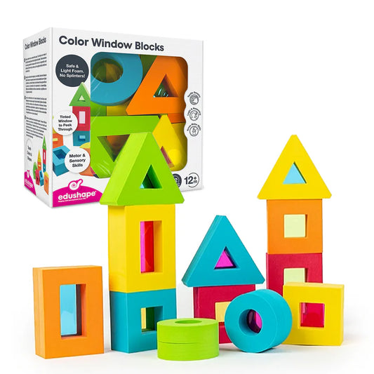 Colour Window Blocks 12 Pieces