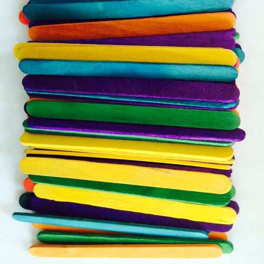 Coloured Popsicle Sticks (200/pk)