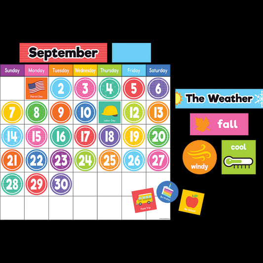 Colourful Magnetic Calendar Set