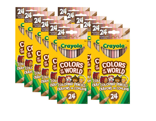 Colours Of The World Coloured Pencils- Set of 12