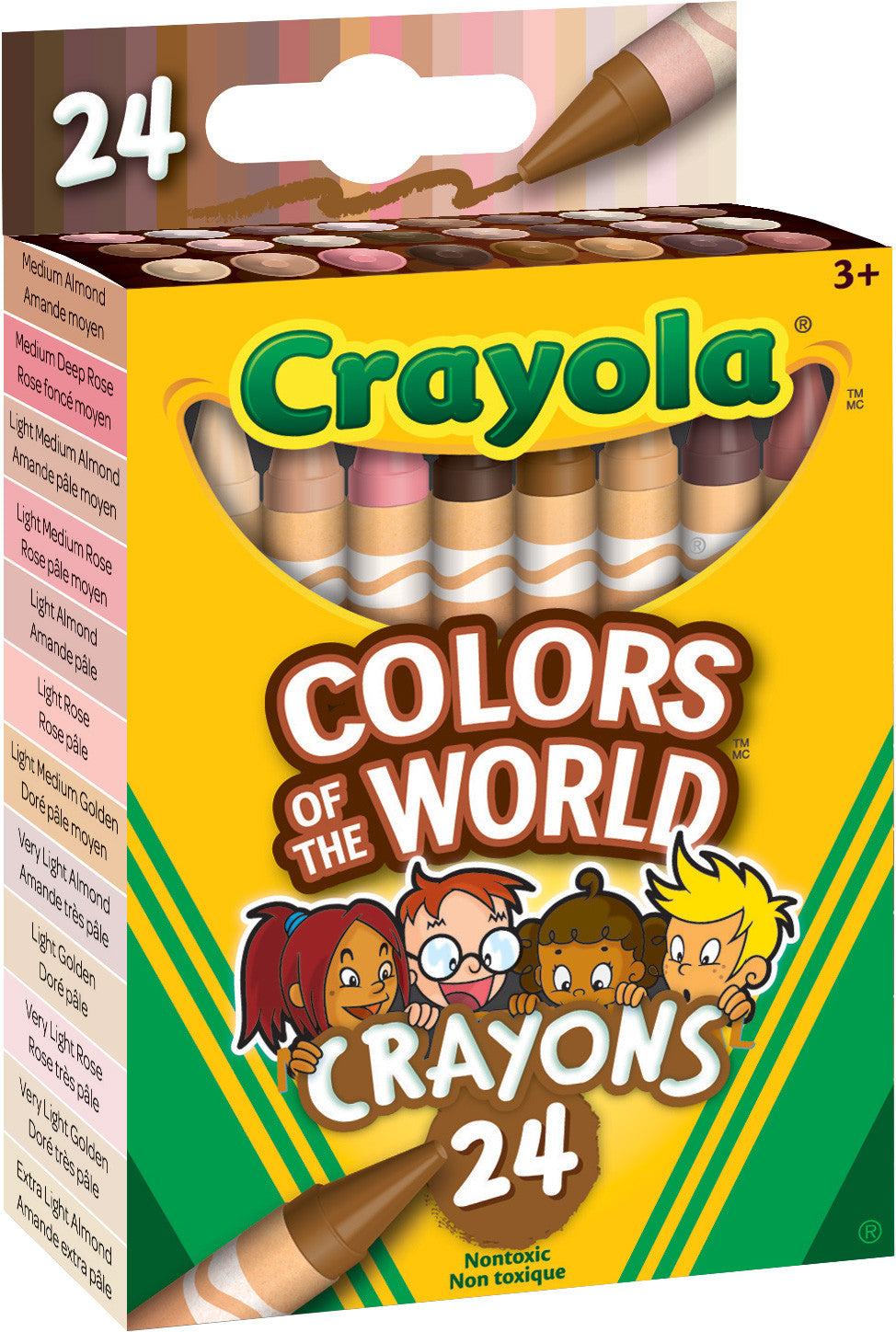 Colours Of The World Crayons Pack Of 24