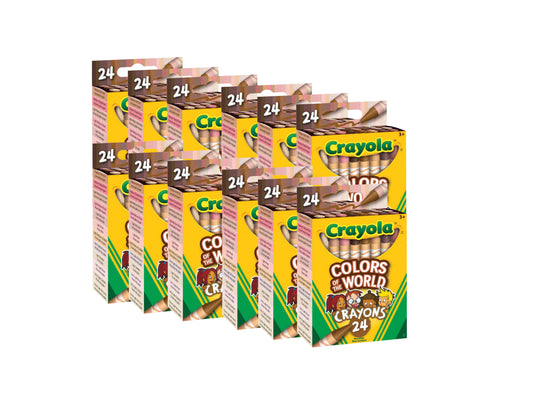 Colours Of The World Crayons- Set of 12