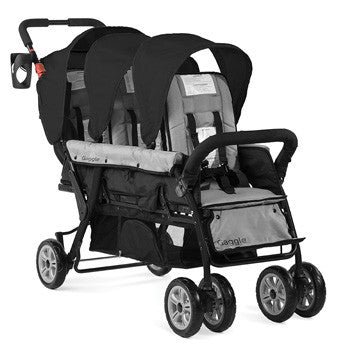 Compass™ Trio Triple Tandem Stroller (Black)