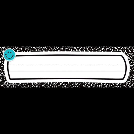 Cool for School Composition Flat Name Plates