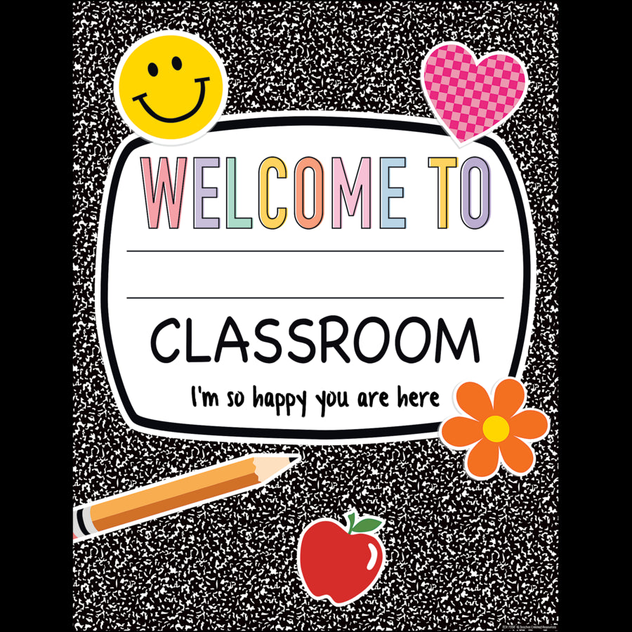 Cool for School Composition Welcome Chart