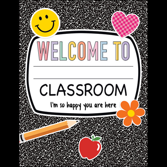 Cool for School Composition Welcome Chart