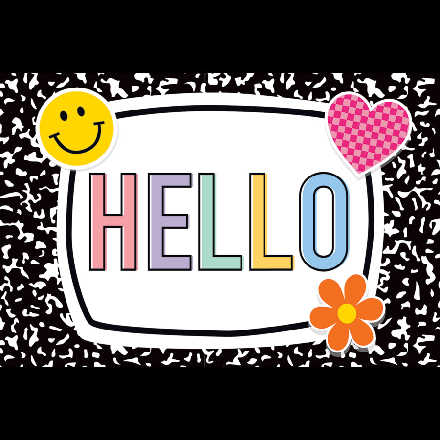 Cool for School Hello Postcards