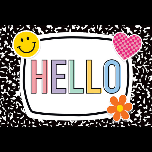 Cool for School Hello Postcards