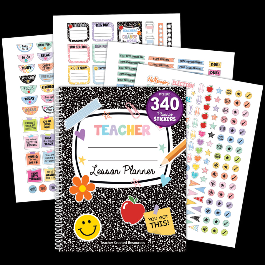 Cool for School Teacher Planner Book