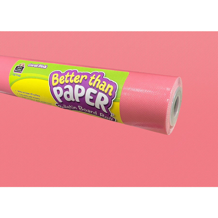 Coral Pink Better Than Paper Bulletin Board Roll