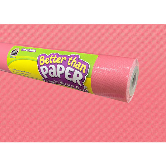 Coral Pink Better Than Paper Bulletin Board Roll