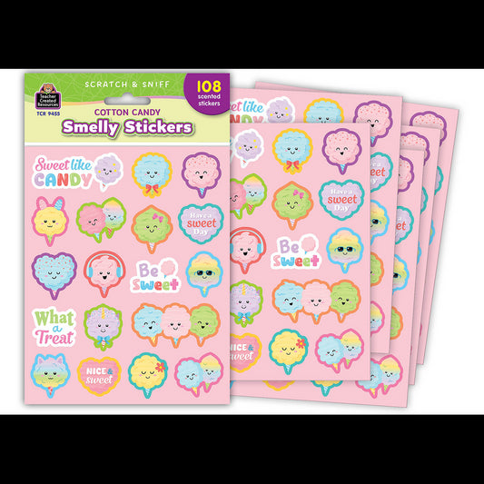 Cotton Candy Smelly Stickers