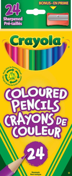 Crayola® Coloured Pencils (24 Pk)