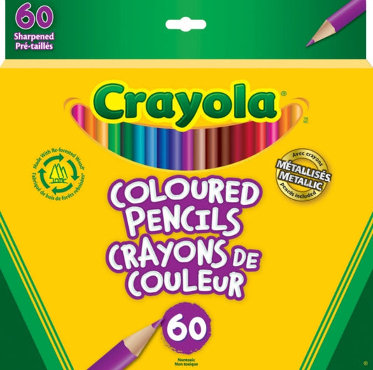 Crayola® Coloured Pencils (60 Pk)