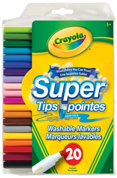 Crayola® Super Thin Tip Markers - 20 Pk