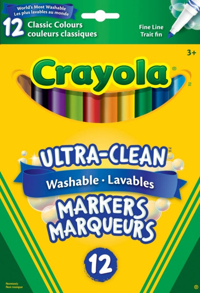 Crayola® Washable Thin Tip Markers - Original
