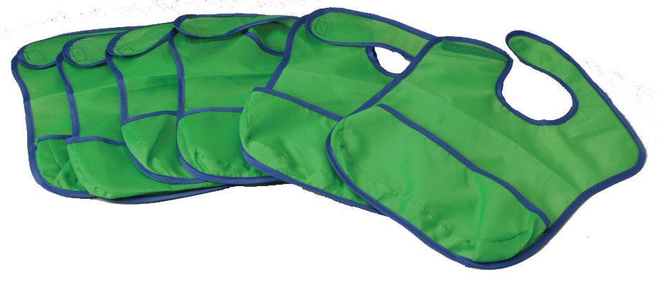 Crumb Catcher Bibs - Set of 6