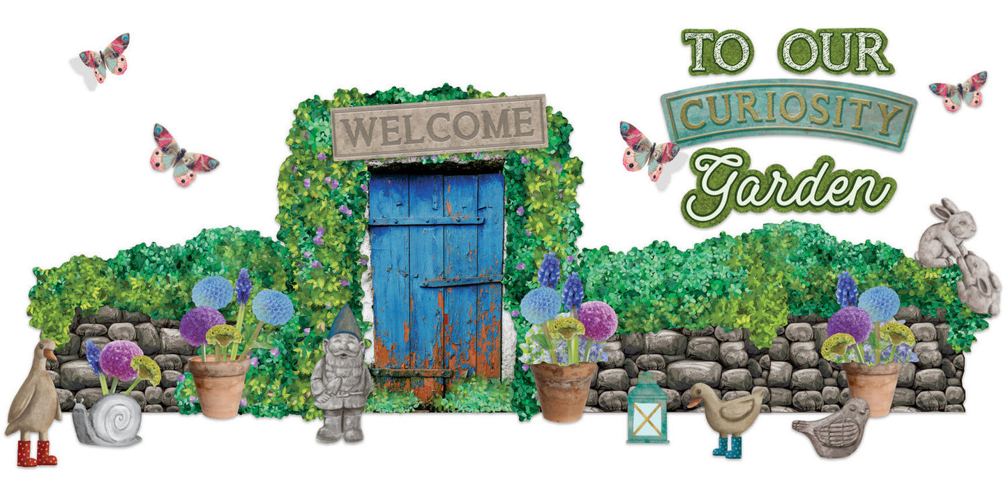 Curiosity Garden Welcome Bulletin Board Set