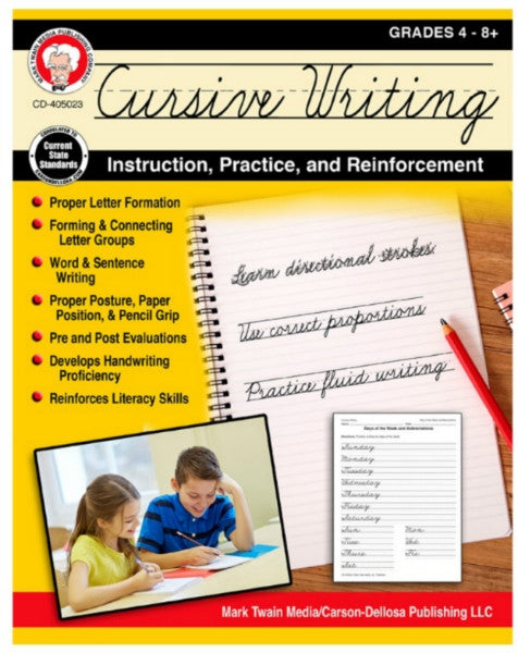 Cursive Writing: Instruction, Practice, and Reinforcement