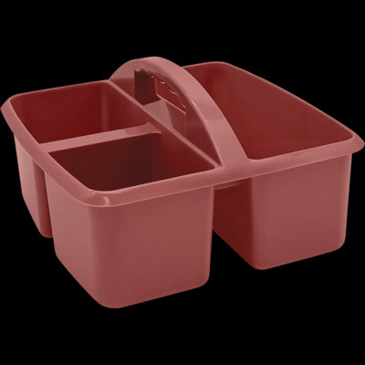 Deep Rose Plastic Storage Caddy