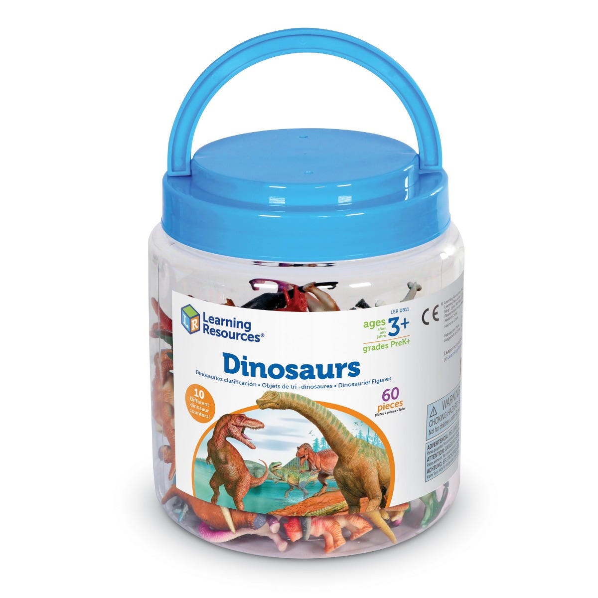 Dinosaur Counters, Set of 60