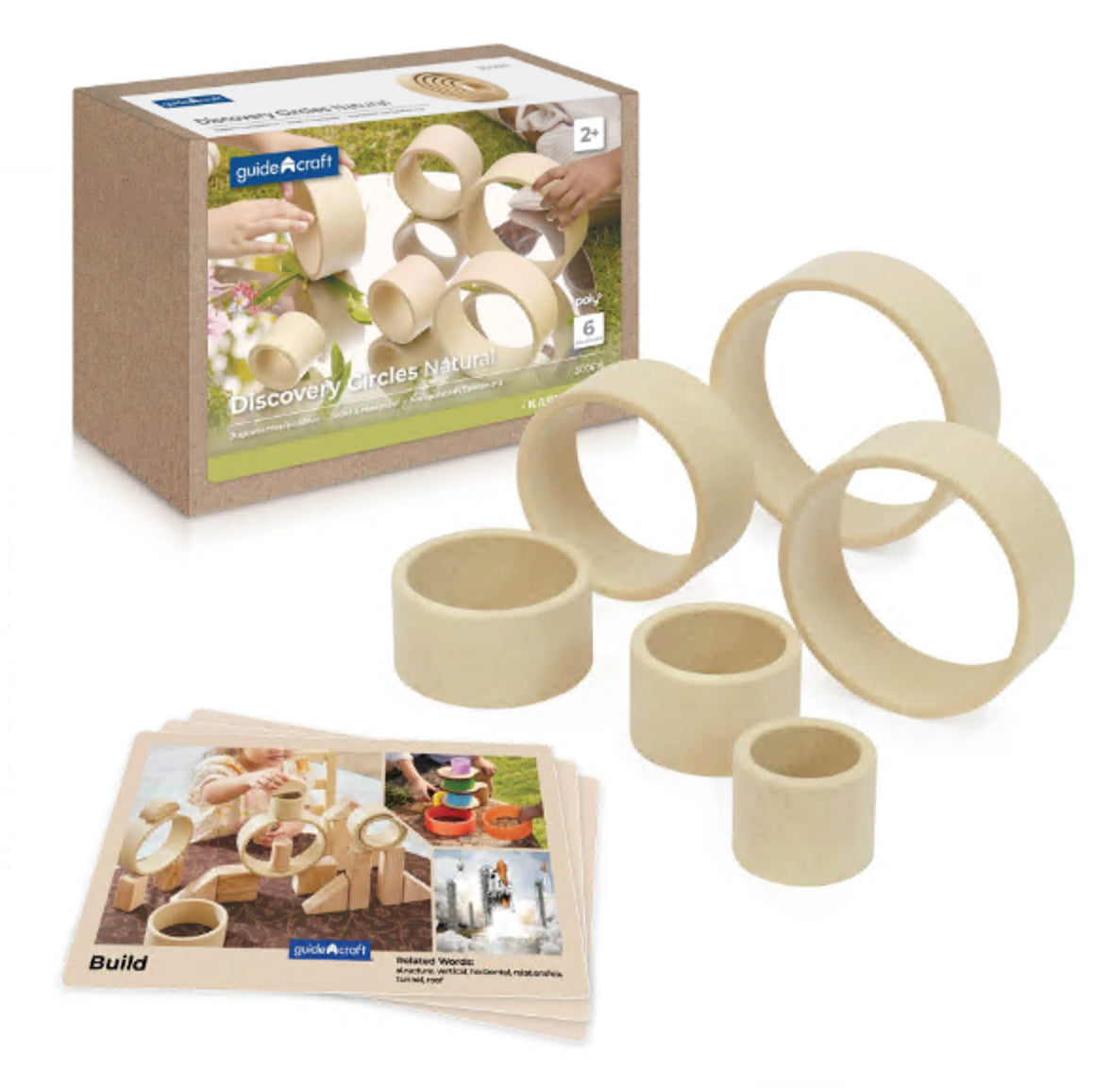 Discovery Circles- Natural (6 pieces)