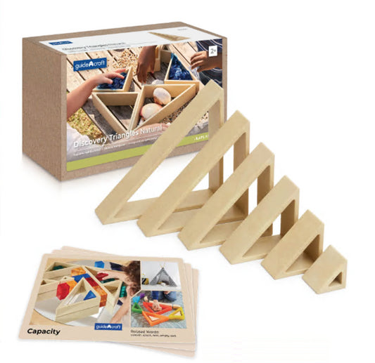 Discovery Triangles- Natural (6 pieces)