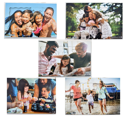 Diverse Families Puzzles - Set of 5