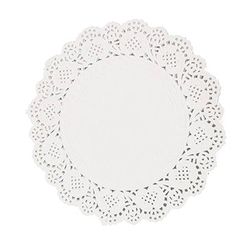 Doilies Round White