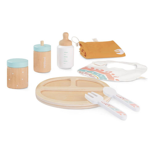 Doll Wooden Feeding Set