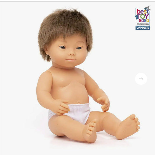 Down Syndrome 15" Baby Dolls w/bag