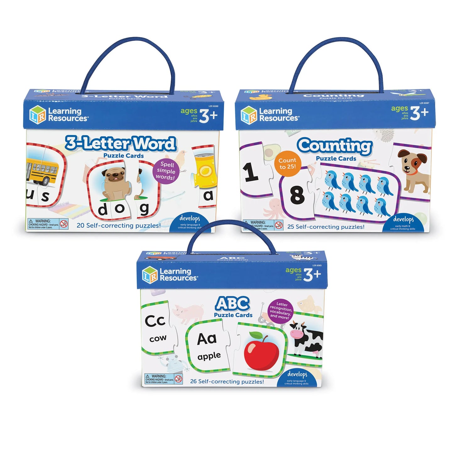 Puzzle Card PreK Bundle - Set of 3