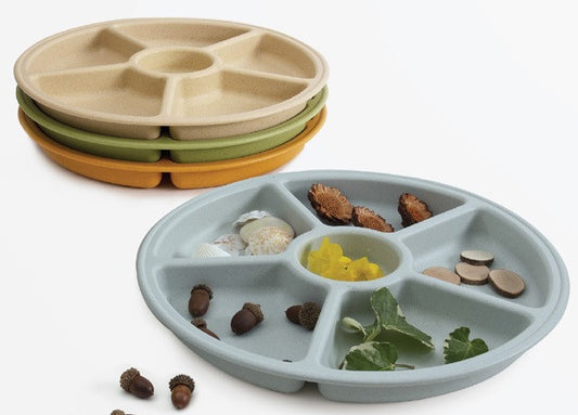 Earth-Toned Sorting Trays - Set of 4