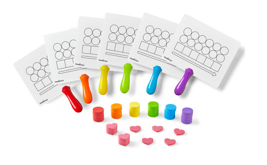 Elkonin Box Magnetic Answer Board Set, Set of 6