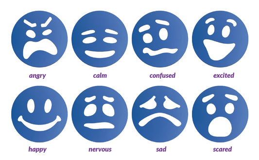 Emotion Token Stencils (8 pcs)