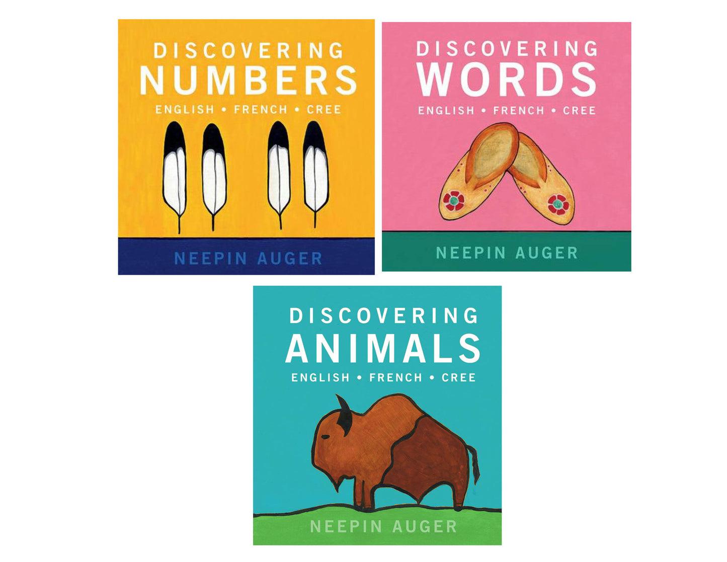 English/French/Cree Books (Set of 3)