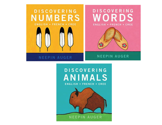 English/French/Cree Books (Set of 3)