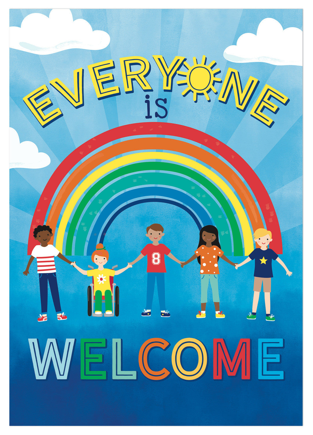 Everyone Is Welcome 13" x 19" Chart