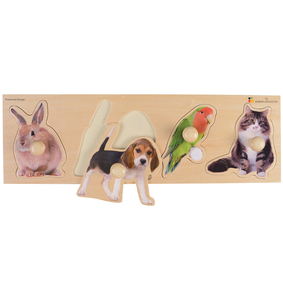 Extra-Wide Knobbed Puzzle - Pets
