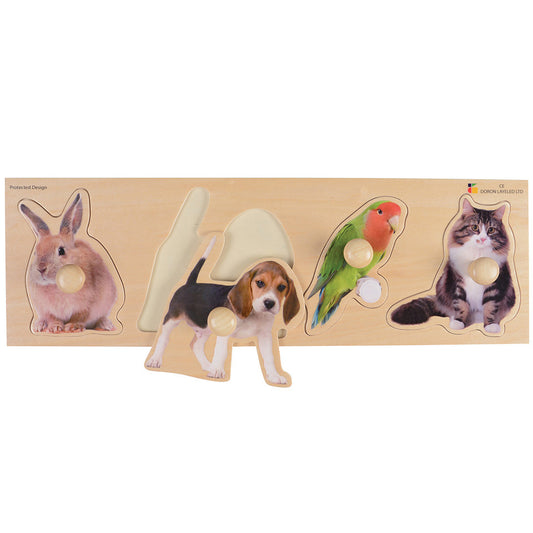 Extra-Wide Knobbed Puzzle - Pets