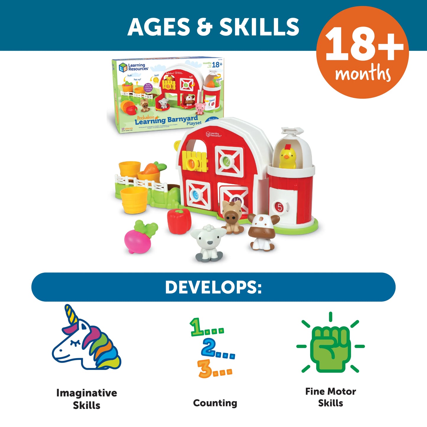 Peeksville™ Learning Barnyard Playset