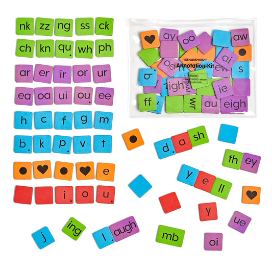 Phonics Word-Building Magnetic Tiles
