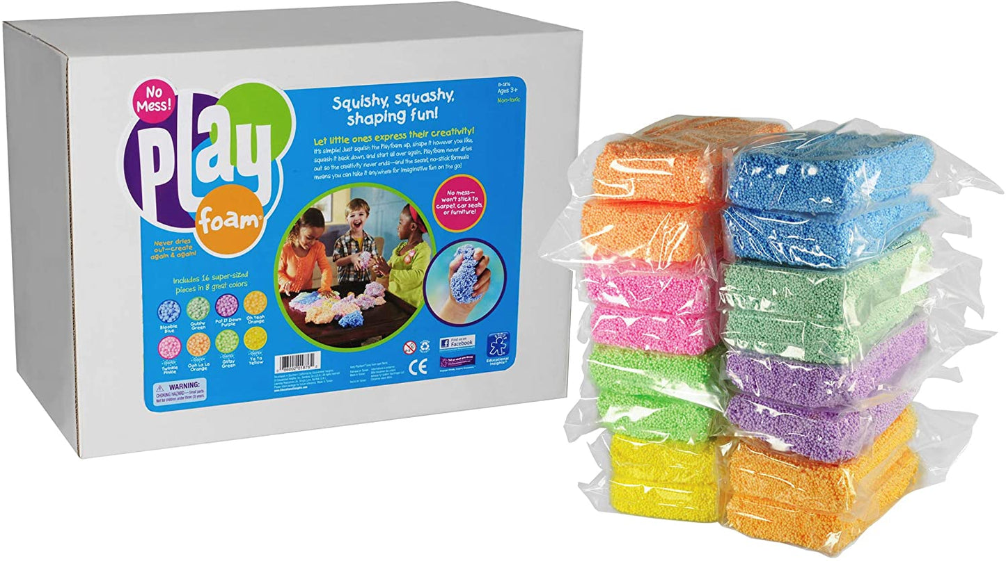 Playfoam® Class Pack (16 super-sized pieces in 8 colors)