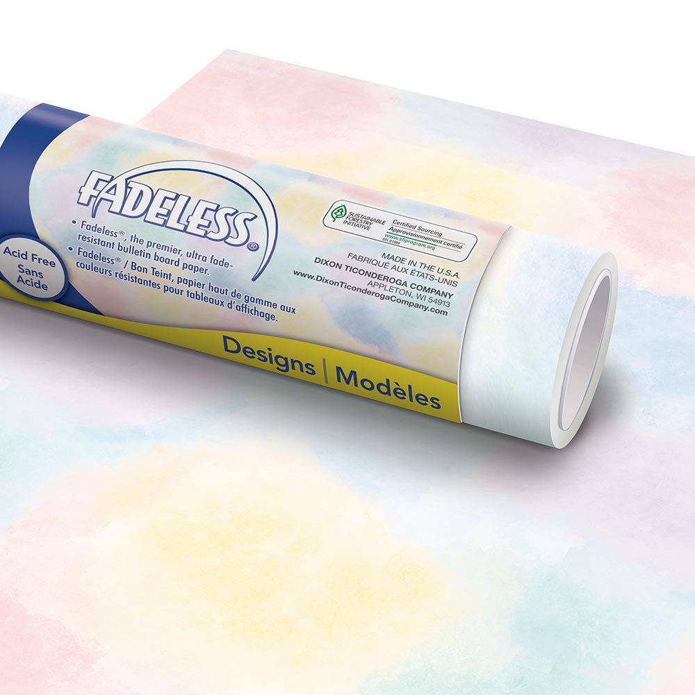 Fadeless® Bulletin Board Paper- Watercolour (48" x 50')