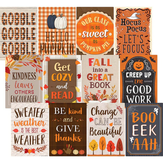 Fall Small Poster Pack- Set of 12