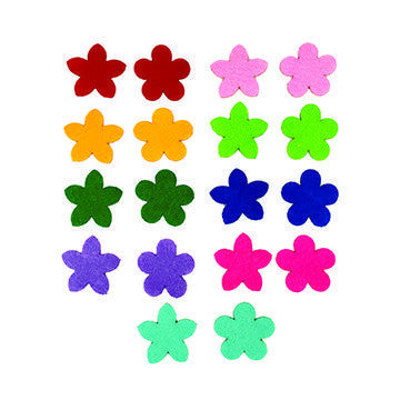 Felt Flower Stickers- 1.5"H (50 per bag)