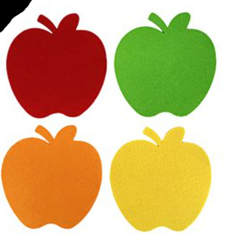 Felt Large Apple Shapes- 6"