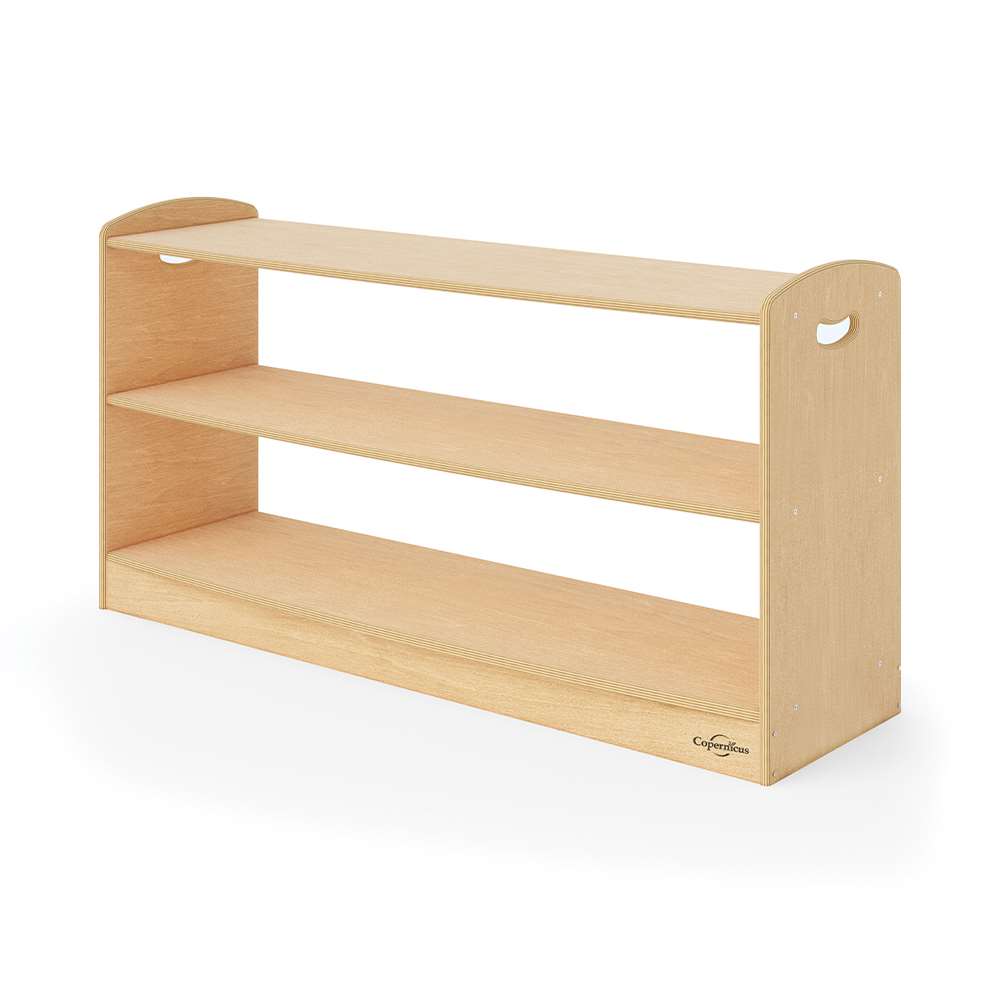 Seoras 2-Level Open Back Shelf (Solid Kickplate)