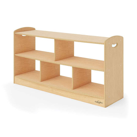 Seoras 2-Level Open Back Staggered Shelf (Solid Kickplate)