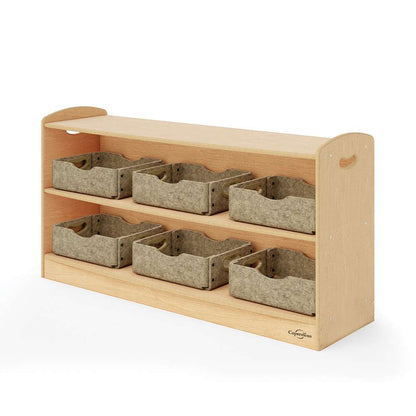 Seoras 2-Level Shelf (Solid Kickplate)